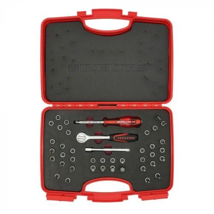 İzeltaş 1107001042 1/4 Bits Uçlu Lokma Takımı 42 Parça