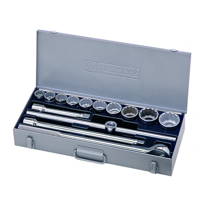 İzeltaş 1120 00 6014 3/4 Lokma Takımı Oniki Köşe (14 Parça Mm)