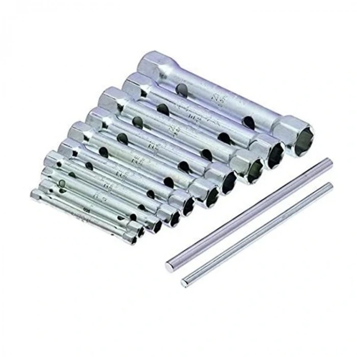 İzeltaş 1800002108 Kovan Anahtar Takımı İki Ağız (mil Dahil) 8 Parça