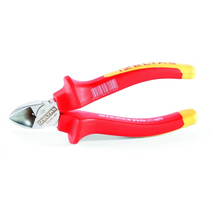 İzeltaş 3700166180 1000v İzoleli Elektrikçi Yan Keski 180 Mm