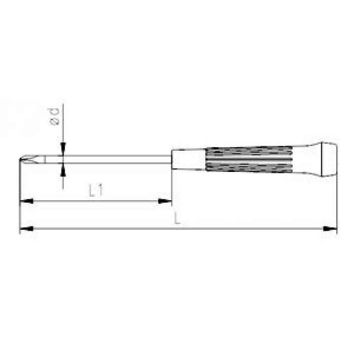 İzeltaş 4520180480 Elektronikçi Tip (klemens) Yıldız Uçlu Klemens Tornavida 4x80