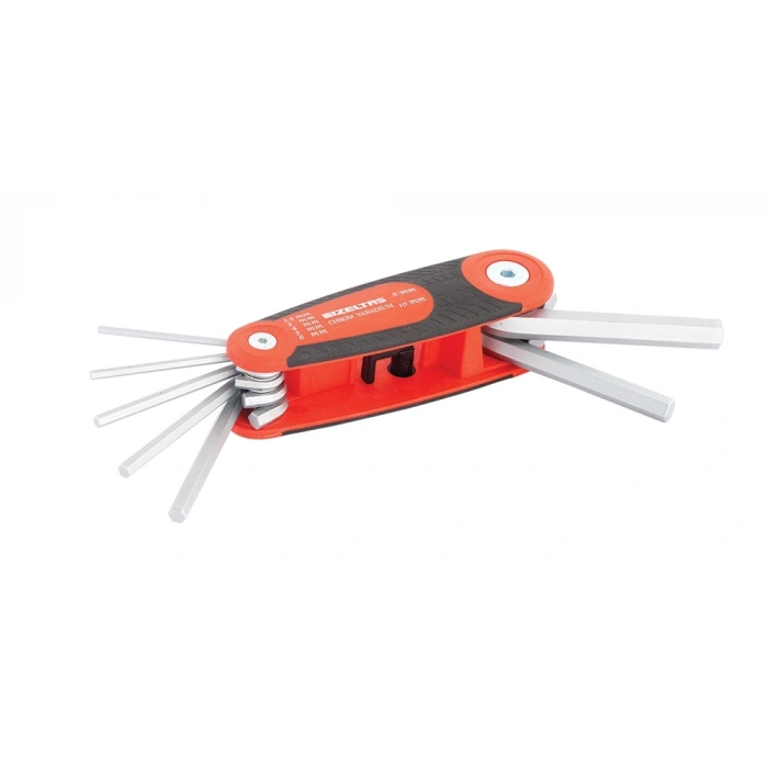 İzeltaş 4912003107 Kaset Allen Anahtar Takımı 7 Parça (2,5 Mm - 10 Mm)