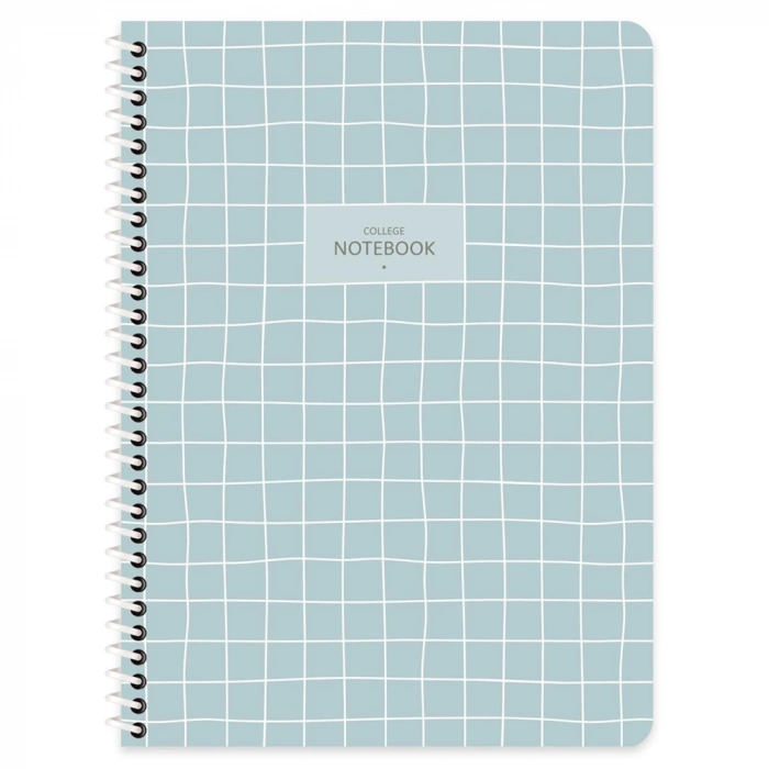 Keskin Color Defter Plastik Kapak Spiralli College 16,5x22,5 80 Yp Kar.