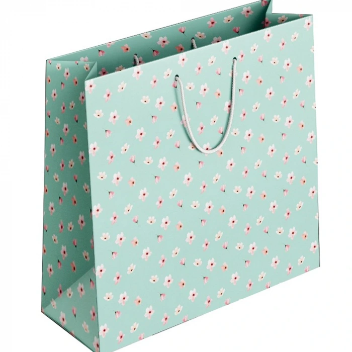 Keskin Color Karton Çanta K3 Su Yeşili 170112-99