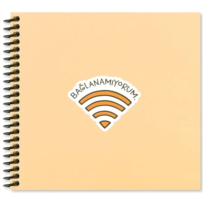 Keskin Color Sticker Defter Hisli Şeyler 16x15 50 Yp. Çizgili Stickerli Defter Bağlanamıyorum