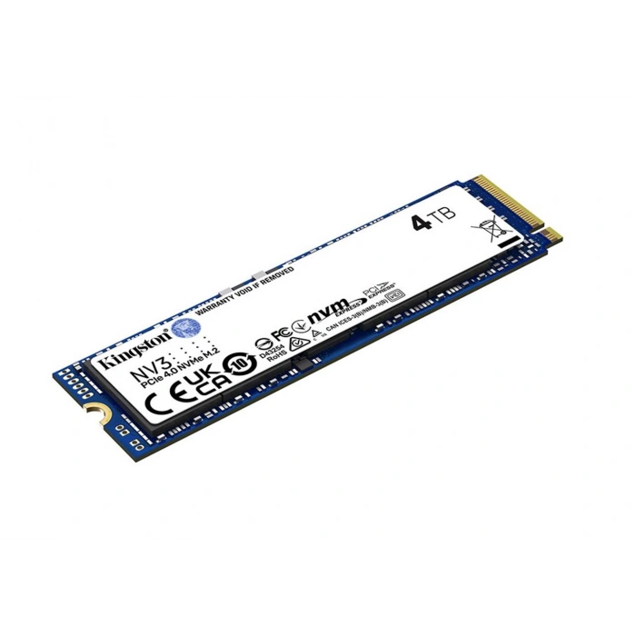 Kingston 4tb Nv3 Snv3s-4000g 6000-5000mb-s Pcı-express 4.0 M.2 2280 Ssd Disk