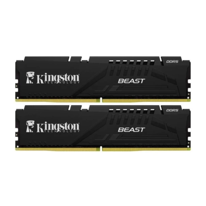 KINGSTON Beast, KF552C36BBEK2-32TR, 32Gb (2x16Gb), 5200Mhz, DDR5, CL36, Desktop Gaming RAM (Soğutuculu)