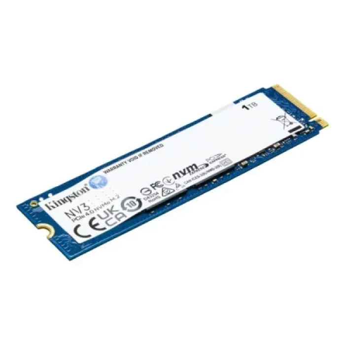 KINGSTON SNV3S/1000G, NV3, 1TB, 6000/4000, Gen4, NVME PCIe M.2 2280, SSD