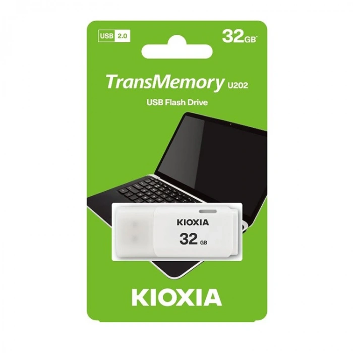 Kioxia 32GB U202 Beyaz Usb 2.0 Flash Bellek