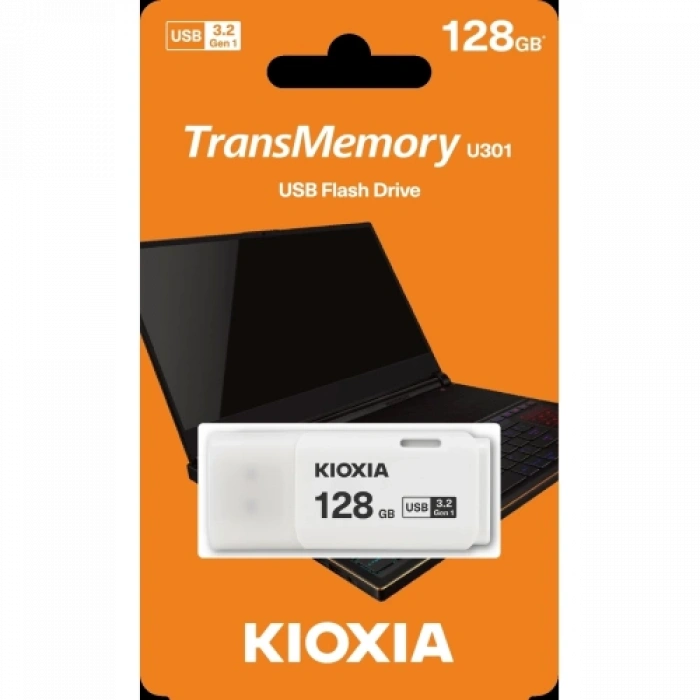 Kıoxıa U301k 128gb Usb 3.2 Gen1 Transmemory Flash Disk (siyah)