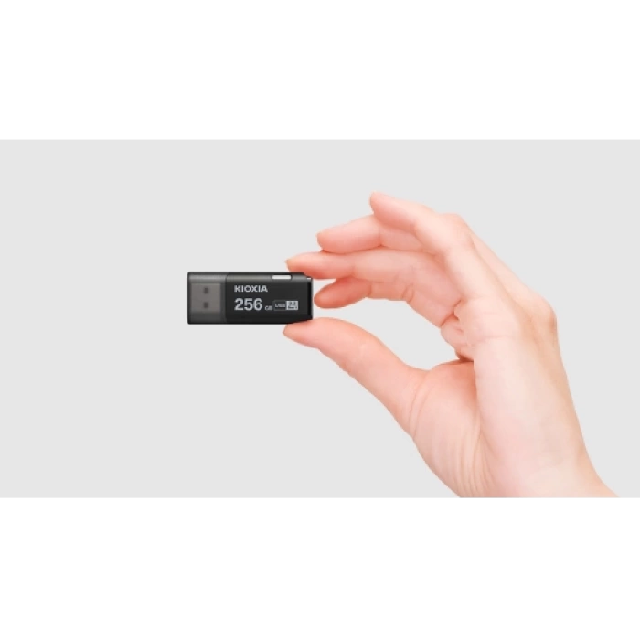 KIOXIA U301K 256GB USB 3.2 Gen1 TransMemory Flash Disk (Siyah)