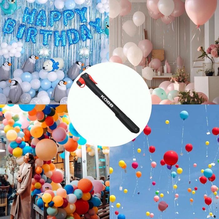 Kobb Kb21 87 Psı Bisiklet Lastik Şişirme Taşınabilir Mini El Pompası + Bisiklet Montaj Aparatı