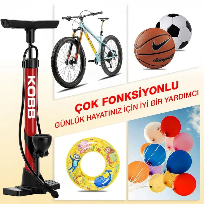 Kobb Kb3848 87 Psı Analog Basınç Göstergeli Taşınabilir El Pompası