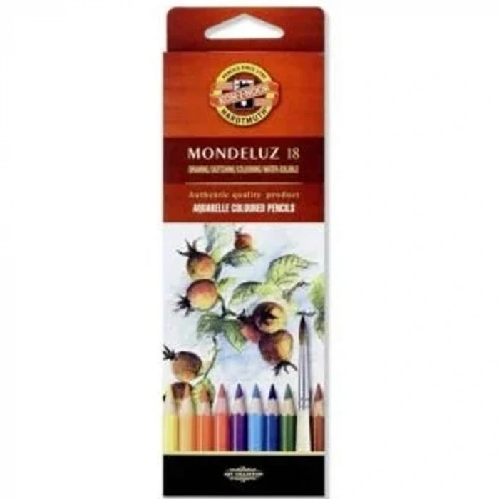 Koh-ı Noor Mondeluz Sulu Boya Kalemi 18 Renk Set
