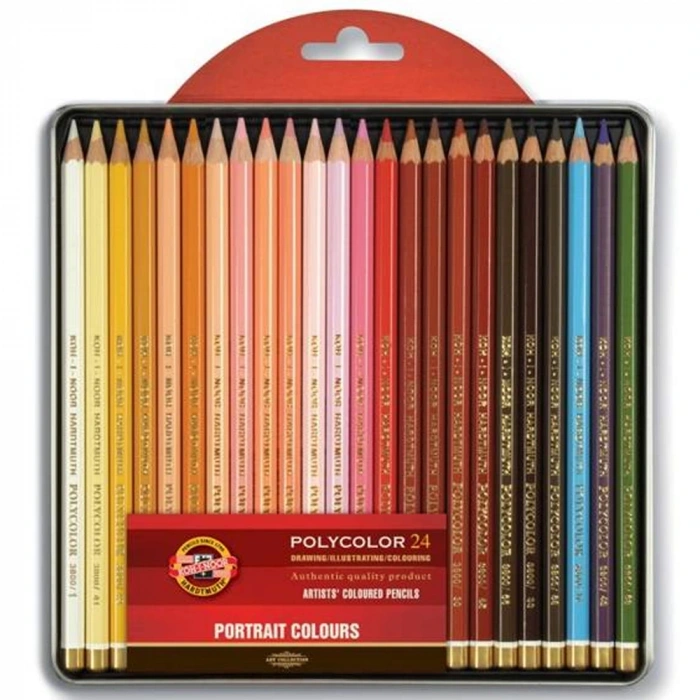 Koh-ı Noor Set Of Artists Coloured Penci 3824 24 Por