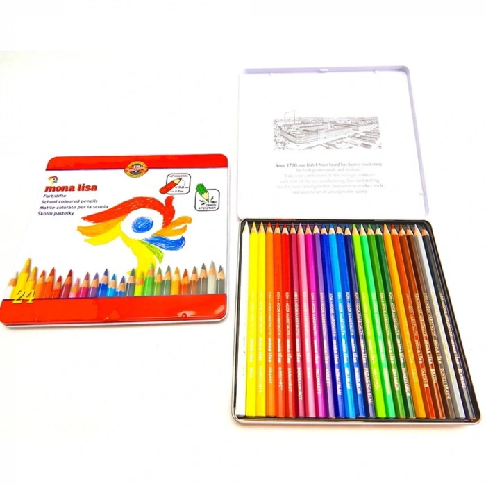 Koh-ı Noor Set Of Artist´s Coloured Pencils 3814 24