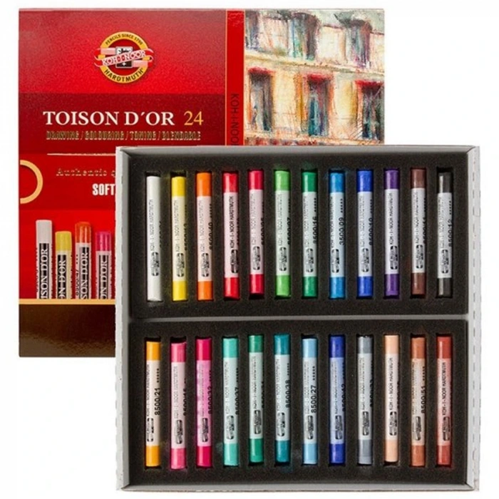 Koh-ı Noor Set Of Artist´s Dry Chalks 8514 24