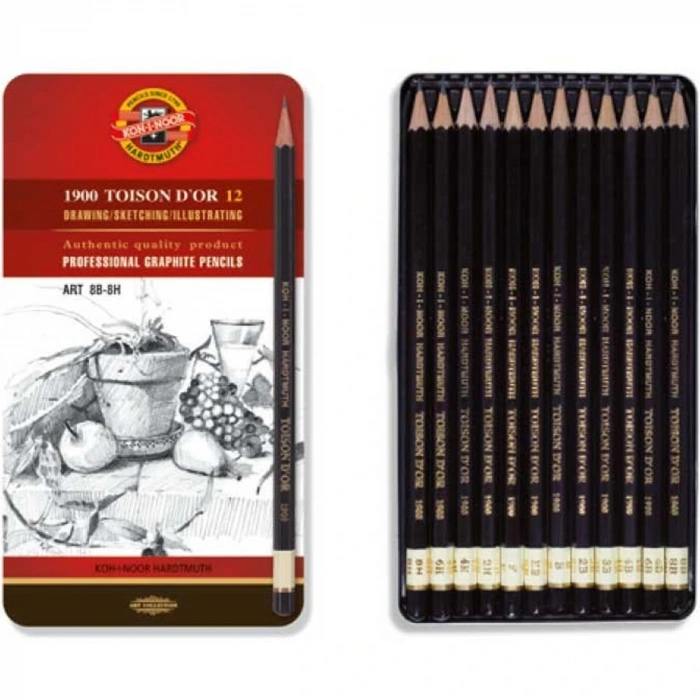 Koh-ı Noor Set Of Gaphite Pencils 1902 12