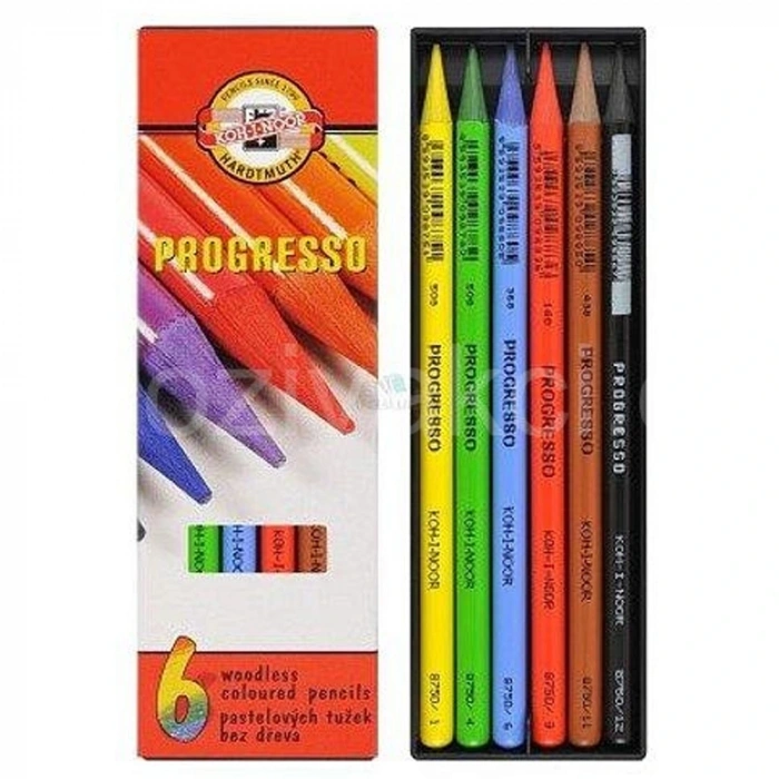 Koh-ı Noor Set Of Woodless Coloured Pencils 8755 6