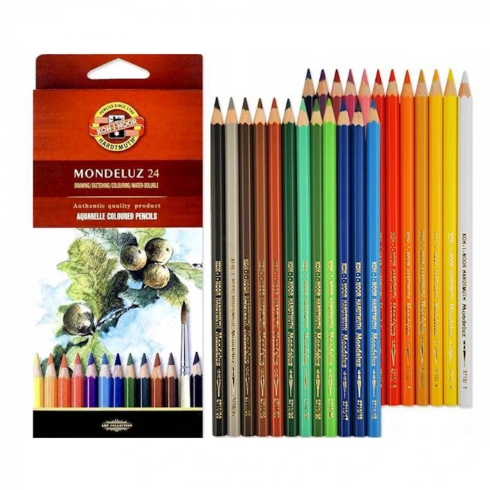 Koh-ı Noor Sulandırılabilir Boya Kalem Seti 3718 24