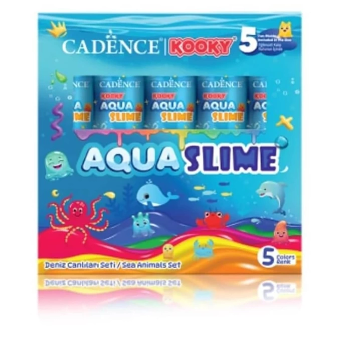 Kooky Aqua Slime Deniz Canlıları Seti 5li