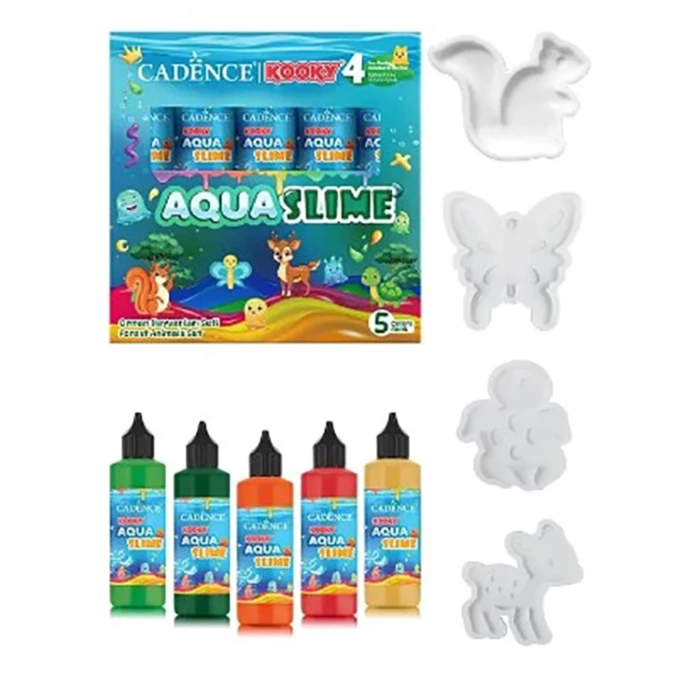 Kooky Aqua Slime Orman Hayvanları Seti 5li