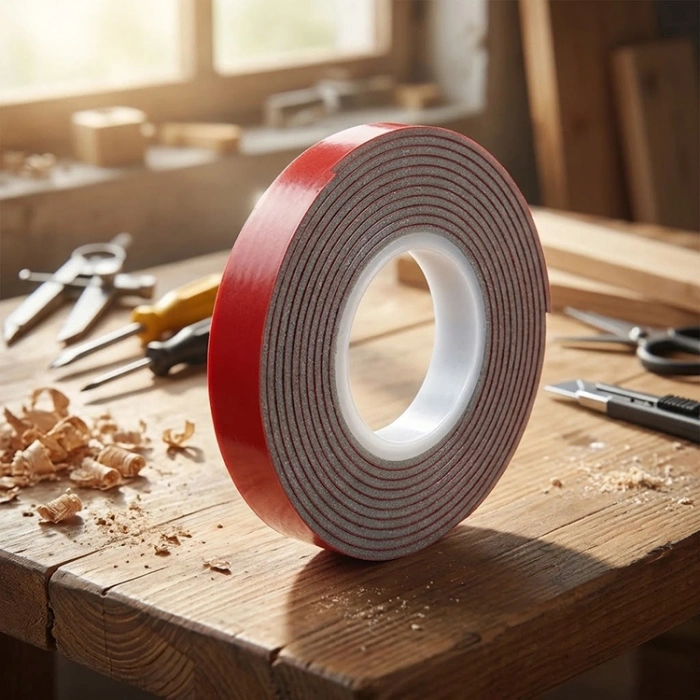 Kraf 2520G 19 mm x 1.5 mt Çift Taraflı Montaj Bandı