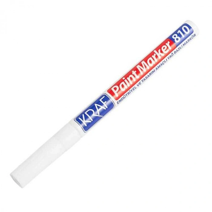 Kraf 810 Beyaz Paint Markör Kalem