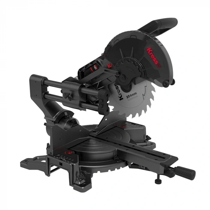Kress Kh483.9 40volt 1400w 254mm Kömürsüz Kızaklı Bluetooth Bağlantılı Profesyonel Gönye Kesme (akü Dahil Değildir)