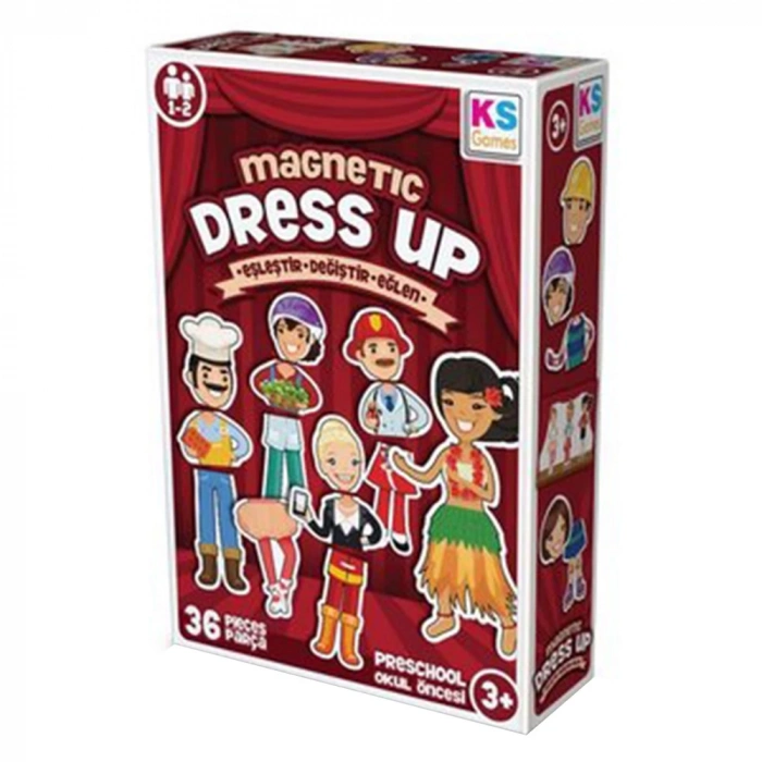 Ks Games Magnetic Dress Up (eşleştir-değiştir) Eğitici Oyun