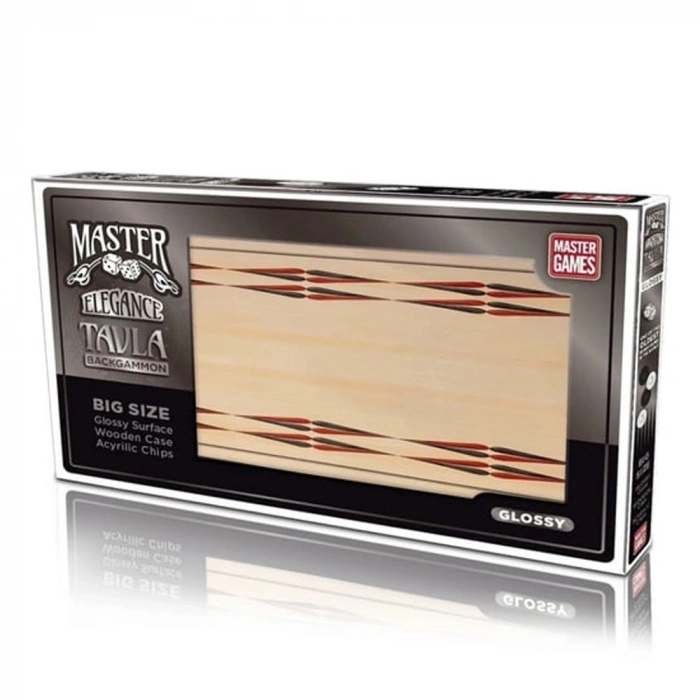 Ks Games Master Tavla Elegance Glossy Bianco White T 57