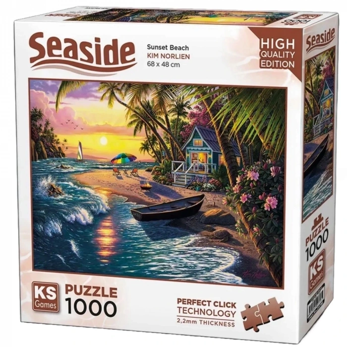 Ks Games Puzzle 1000 Parça Sunset Beach 20798