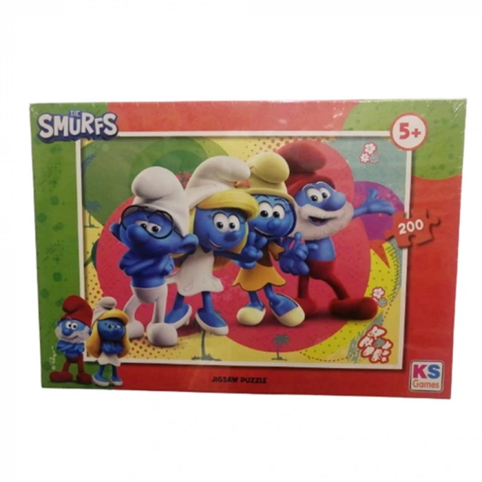 Ks Games Puzzle 200 Parça Smurf Smr 113