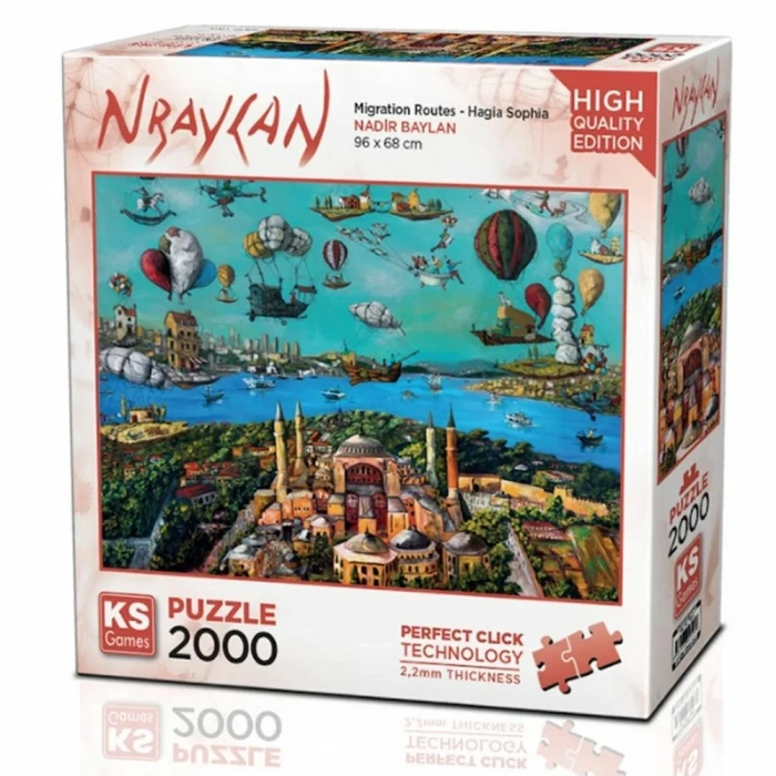 Ks Games Puzzle 2000 Migration Routes - Hagia Sophia