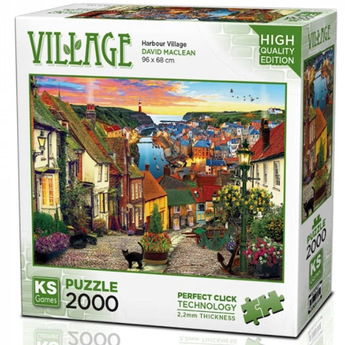 Ks Games Puzzle 2000 Parça Harbour Village 22525