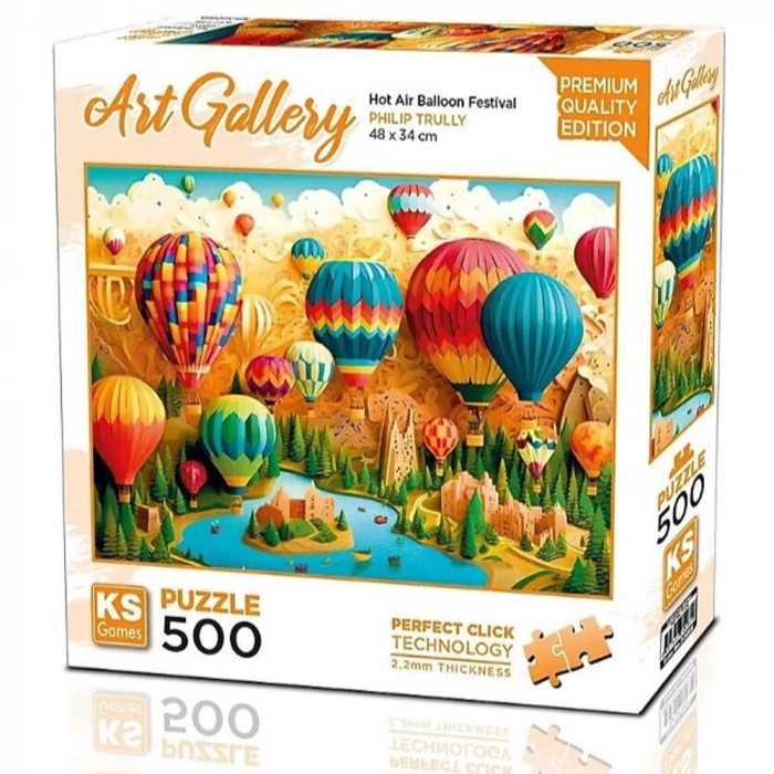 Ks Games Puzzle 500 Hot Air Balloon Festival 20086