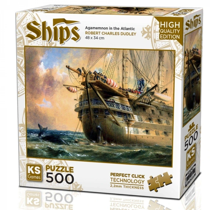 Ks Games Puzzle 500 Parça Hms Agamemnon İn Atlantic 20050