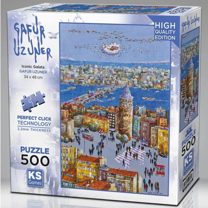 Ks Games Puzzle 500 Parça Iconic Galata 20072
