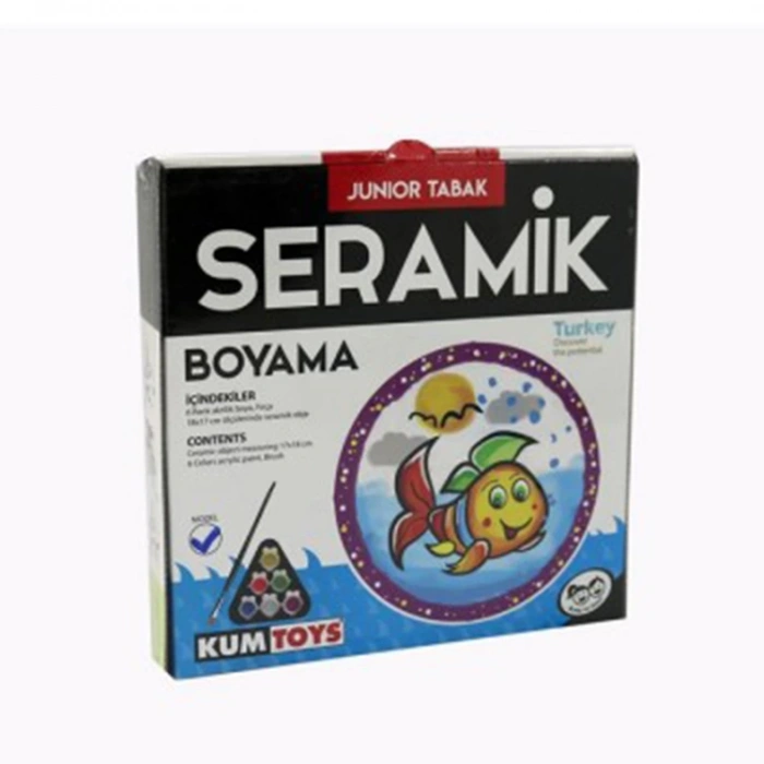Kumtoys Seramik Boyama 18*18 Junior Tabak