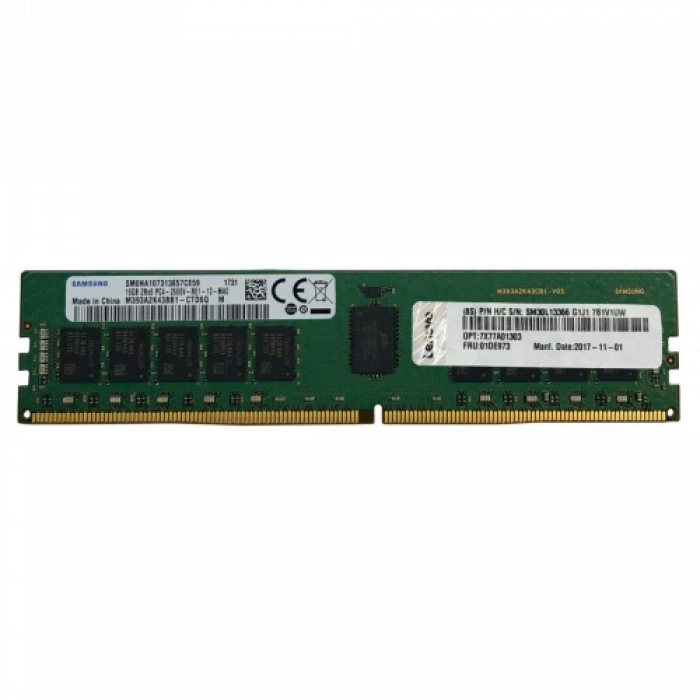 LENOVO 4ZC7A08709, 32Gb, 2933Mhz, DDR4, ECC, RDIMM, 2Rx4, 1.2V, SERVER RAM