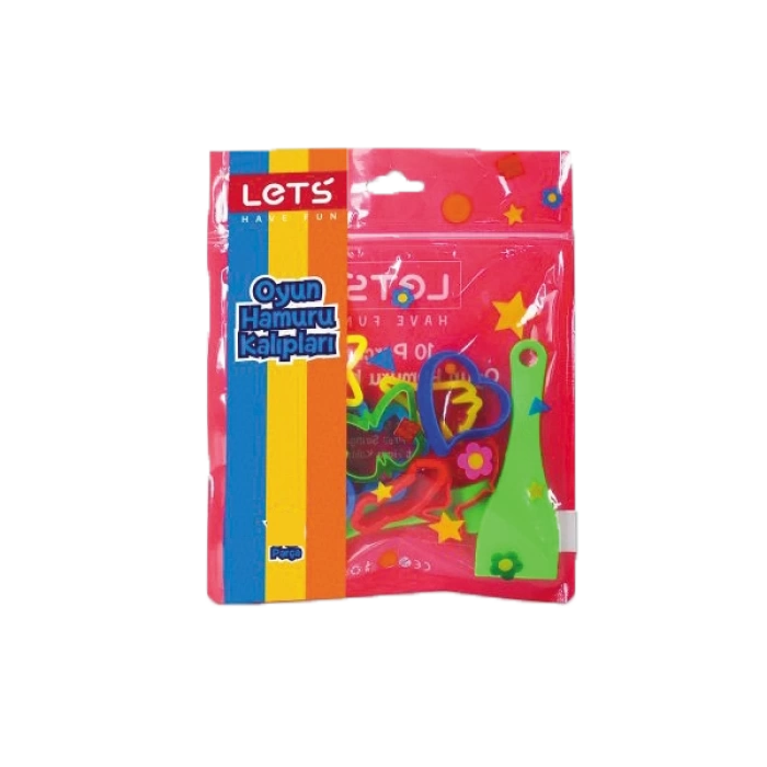 Lets Oyun Hamuru Kalıpları 8 Lİ L-8411