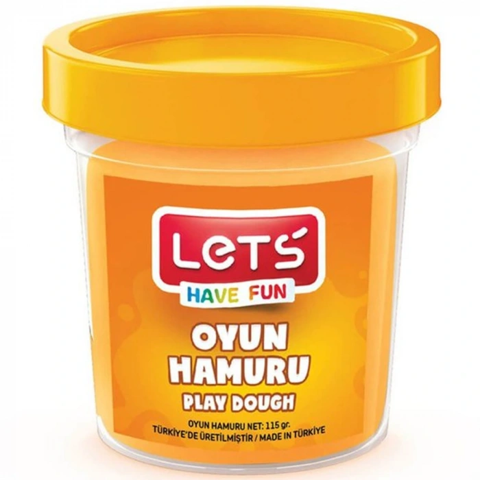 Lets Oyun Hamuru Tek Renk Turuncu 110 Gr L8440-8