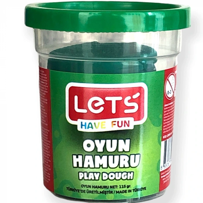 Lets Oyun Hamuru Tek Renk Yeşil 110 Gr L8440-4