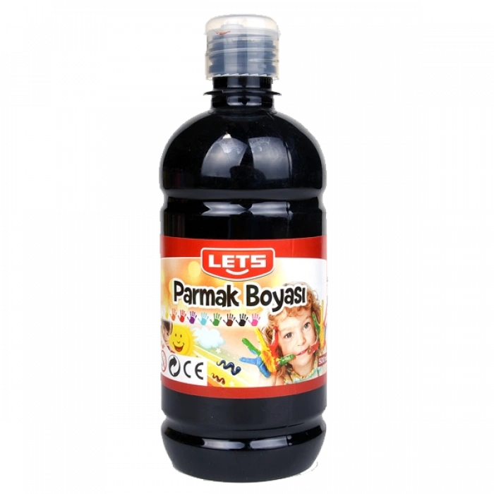 Lets Parmak Boyası 500 ML Siyah L-5009