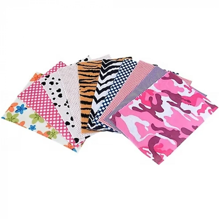 Lino Keçe Desenli  10 Lu 20x30 Cm 2721j