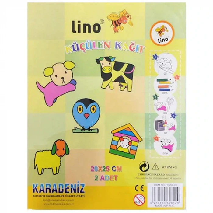 Lino Küçülen Kağıt 2 Li 20x25 Cm