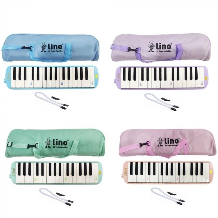 Lino Melodika 32 Tuşlu Bez Çanta Pastel Karışık Ln-32-pks