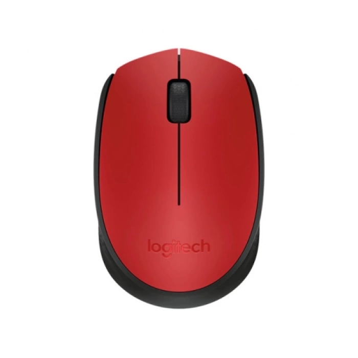 LOGITECH 910-004641, M171 Kırmızı, USB Nano 2,4G Kablosuz, 1000dpi, Optik, 3 Tuşlu, 12ay Pil Ömrü, Mouse