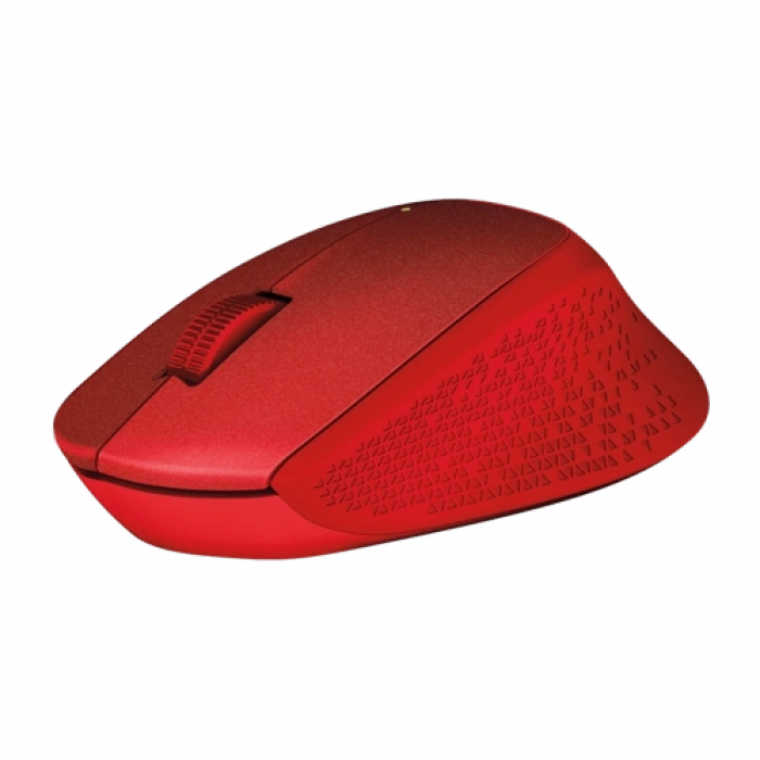 LOGITECH 910-004911, M330 Kırmızı, USB Nano 2,4G Kablosuz, 1000dpi, Optik, 3 Tuşlu, 24ay Pil Ömrü, Sessiz Mouse