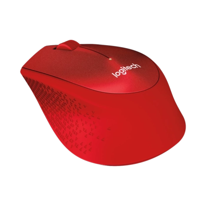 LOGITECH 910-004911, M330 Kırmızı, USB Nano 2,4G Kablosuz, 1000dpi, Optik, 3 Tuşlu, 24ay Pil Ömrü, Sessiz Mouse